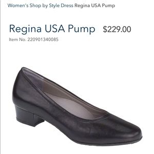 SAS Regina Black Leather - Italy Size 8.5